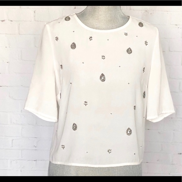 Chelsea28 embellished sheer top from Nordstrom - Picture 1 of 6